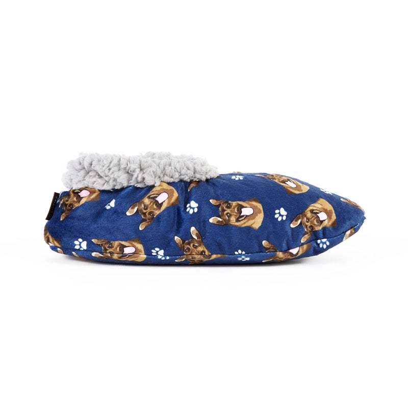 Comfies German Shepherd Super Soft Slippers - E&S Pets - German Shepherd Gifts - Cozy House Slippers - Non Skid Bottom - One Size Fits Most - Sherpa Slipper - Pet Lover Gifts For Men And Women - Image 1